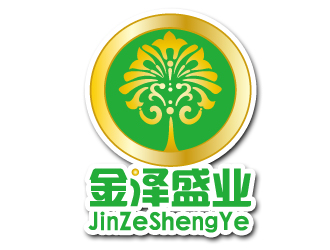 何錦江的北京金澤盛業(yè)商業(yè)服務(wù)有限公司logo設(shè)計