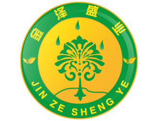 何錦江的北京金澤盛業(yè)商業(yè)服務(wù)有限公司logo設(shè)計