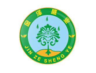 何錦江的北京金澤盛業(yè)商業(yè)服務(wù)有限公司logo設(shè)計