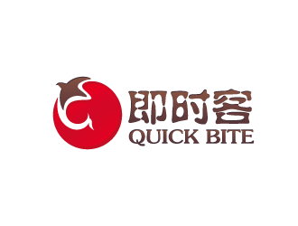 周金進(jìn)的Quick bite 即食客logo設(shè)計