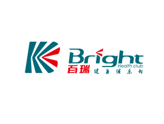 周國強(qiáng)的百瑞 Bright 健身俱樂部logo設(shè)計