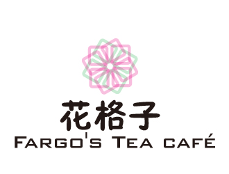 陳程的花格子Fargo's（Tea café）甜品店logo設計