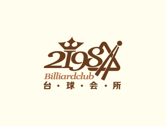 楊勇的2198臺球會所logo設(shè)計