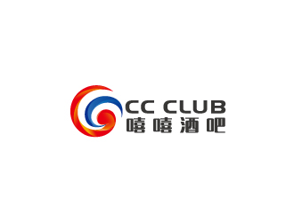 周金進的嘻嘻酒吧，，，英文用CC CLUBlogo設計