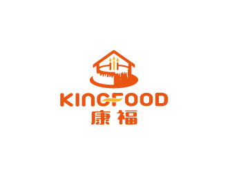 周金進(jìn)的kingfood  康福 蛋糕藝術(shù)館logo設(shè)計(jì)