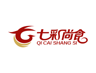 譚家強(qiáng)的七彩尚食logo設(shè)計(jì)