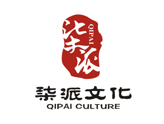 譚家強的上海柒派文化傳播有限公司（ SHANGHAI QIPAI CULTURE COMMUNICATIONlogo設計