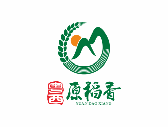 何嘉健的粵西原稻香生態(tài)大米logo設(shè)計(jì)