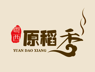 鄒小考的粵西原稻香生態(tài)大米logo設(shè)計(jì)