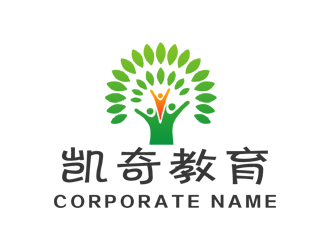 朱兵的廣州市凱奇教育咨詢有限公司logo設(shè)計