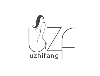 姜彥海的UZF瘦身美容院連鎖店logo設計