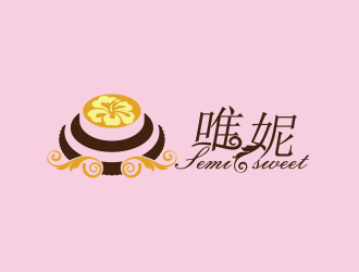 黃安悅的唯妮西點蛋糕店logo設(shè)計