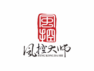 何嘉健的風控大師logo設計