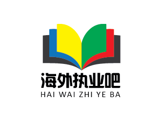 唐榕駿的海外執(zhí)業(yè)吧藍(lán)色圖形logologo設(shè)計(jì)