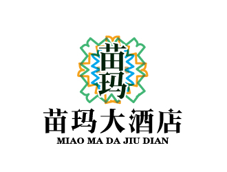 周金進的苗瑪大酒店logo設(shè)計