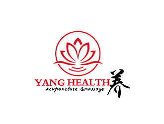 秦曉東的Yang Health 養(yǎng)生按摩logologo設(shè)計(jì)