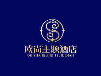 鐘炬的歐尚主題酒店logo設(shè)計