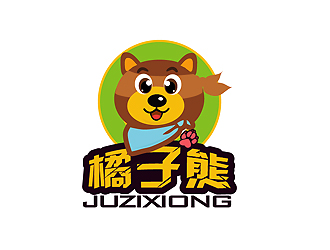 秦曉東的橘子熊食品卡通logo設(shè)計(jì)logo設(shè)計(jì)