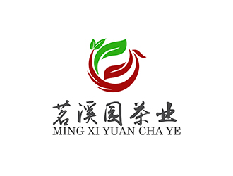 潘樂的茗溪園茶葉店logo設(shè)計(jì)