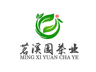 潘樂的茗溪園茶葉店logo設(shè)計(jì)