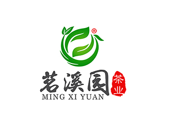 茗溪園茶葉店logo設(shè)計(jì)