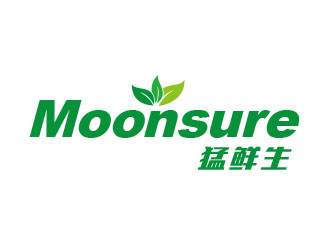 朱紅娟的猛鮮生moonsurelogo設(shè)計