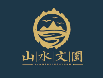 陳曉濱的山水文園集團(tuán)logo設(shè)計(jì)