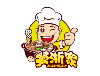 葉美寶的舅浙家特色餐飲logologo設(shè)計(jì)