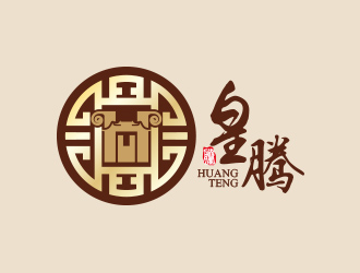 黃安悅的皇騰面點logo設計logo設計