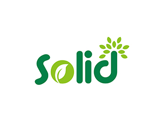 潘樂的solid植物補光產品logo設計