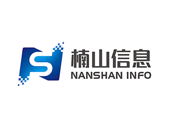 梁俊的上海楠山信息科技有限公司logo設(shè)計