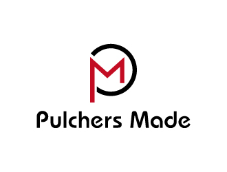 張俊的Pulchers Made英文線條日用品品牌logologo設計