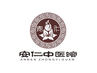 郭慶忠的安仁中醫(yī)館logo設(shè)計(jì)