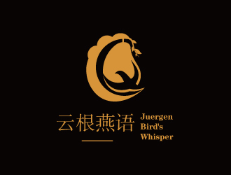 連杰的云根燕語(yǔ)（Juergen Bird's Whisper ）logo設(shè)計(jì)