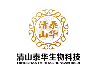 張俊的清山泰華生物科技有限公司logo設(shè)計