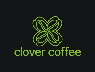 李泉輝的clover coffeelogo設(shè)計