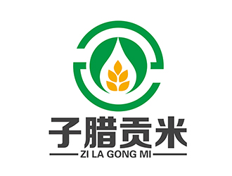 潘樂的子臘貢米logo設(shè)計