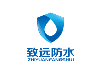 張俊的建筑防水工程單色logologo設(shè)計