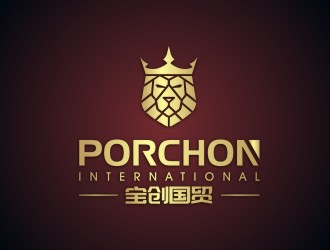 陳國偉的PORCHON INTERNATIONAL 寶創(chuàng)國貿(mào)logo設(shè)計(jì)