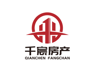 黃安悅的千宸房產(chǎn)品牌LOGOlogo設計