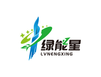 黃安悅的綠能星logo設(shè)計