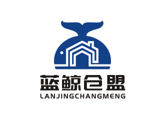 姜彥海的藍(lán)鯨倉盟logo設(shè)計