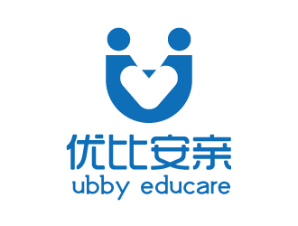 張俊的優(yōu)比安親兒童教育logo設(shè)計