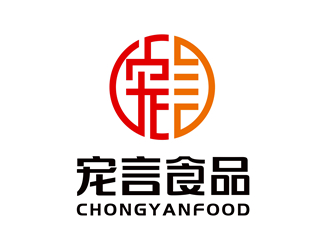 唐國強的山東寵言食品有限公司logo設(shè)計