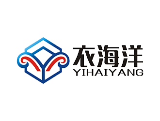 勞志飛的yihaiyang衣海洋logo設(shè)計(jì)