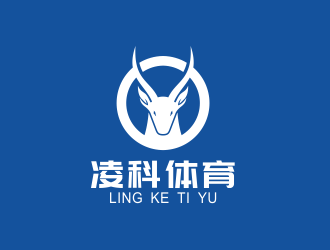 張偉的凌科競技/凌科體育logo設(shè)計