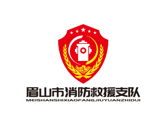 孫金澤的眉山市消防救援支隊logo設計