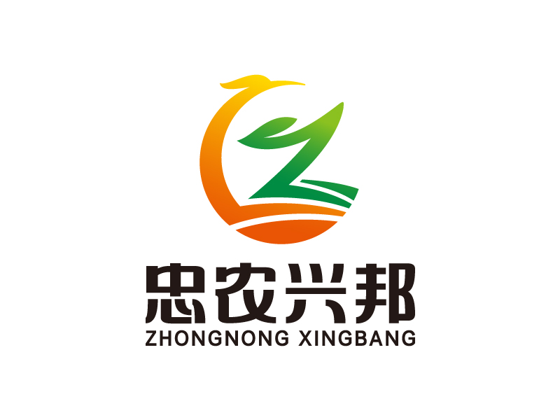 葉美寶的忠農(nóng)興邦logo設(shè)計