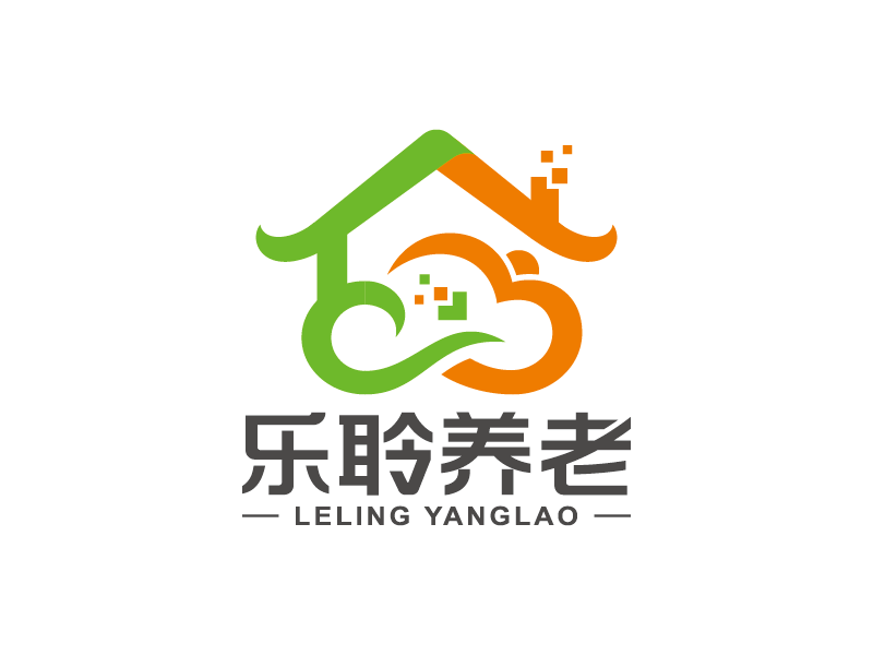 王濤的樂聆養(yǎng)老logo設(shè)計(jì)