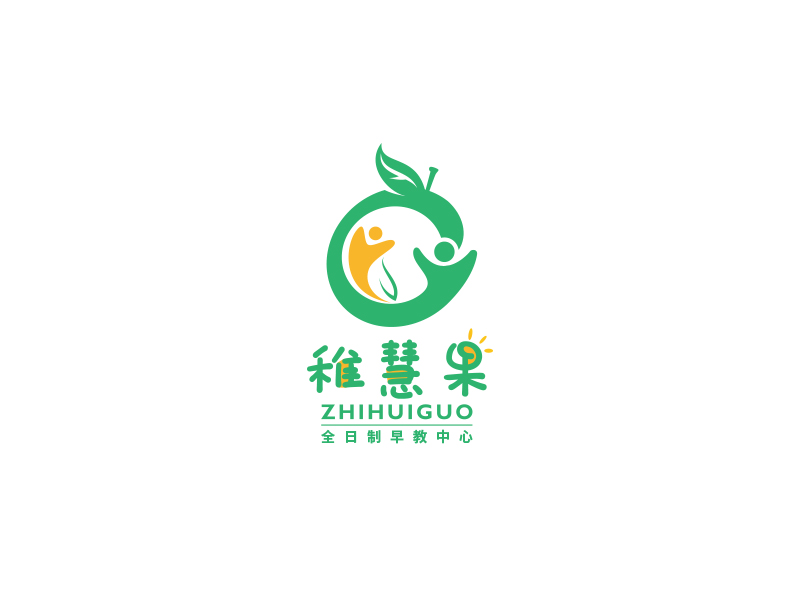 黃安悅的稚慧果logo設(shè)計(jì)